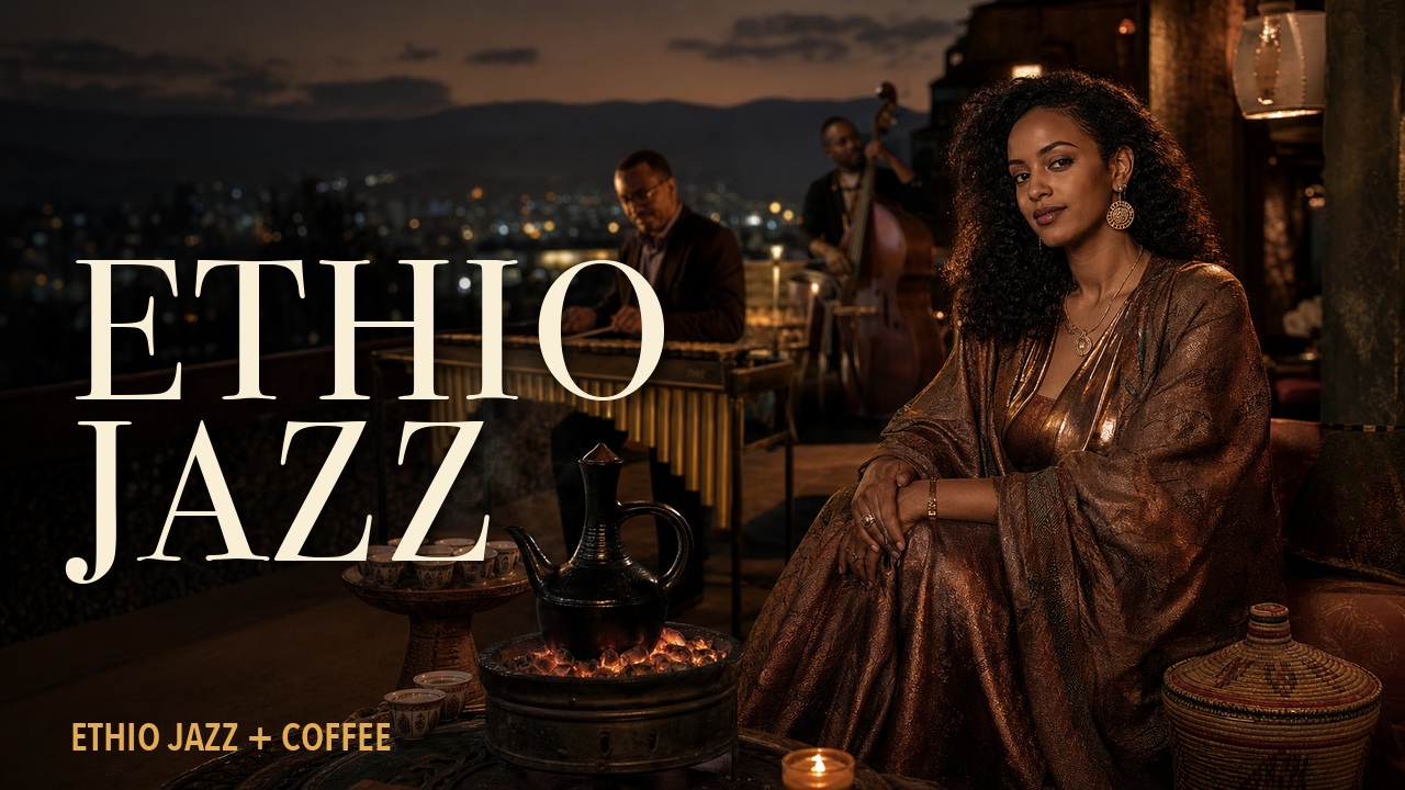 Thumbnail for While the Coffee Roasts ☕ 2026 Ethiopian Coffee Jazz for Study & Focus