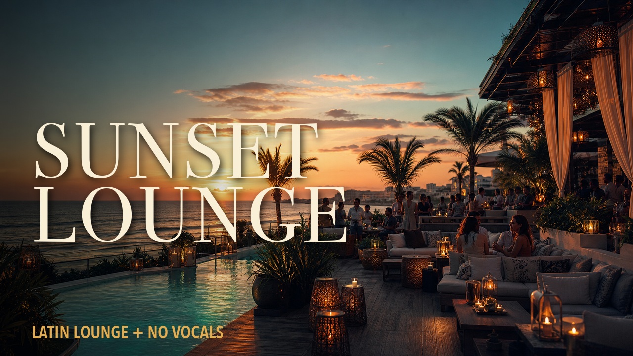 Thumbnail for When the Terrace Fills 🌅 2026 Sunset Lounge Instrumental for Drinks & Dinner