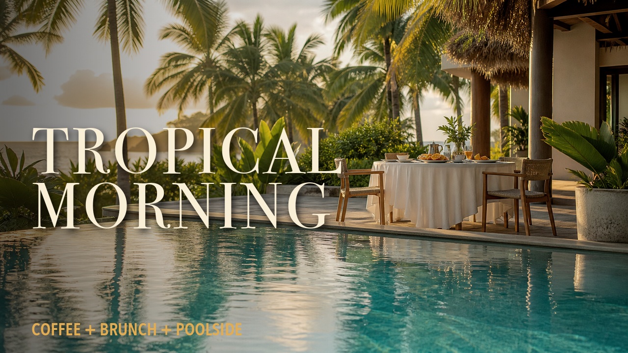 Thumbnail for The Slowest Hour of the Day 🌴 2026 Poolside Jazz for Coffee & Brunch